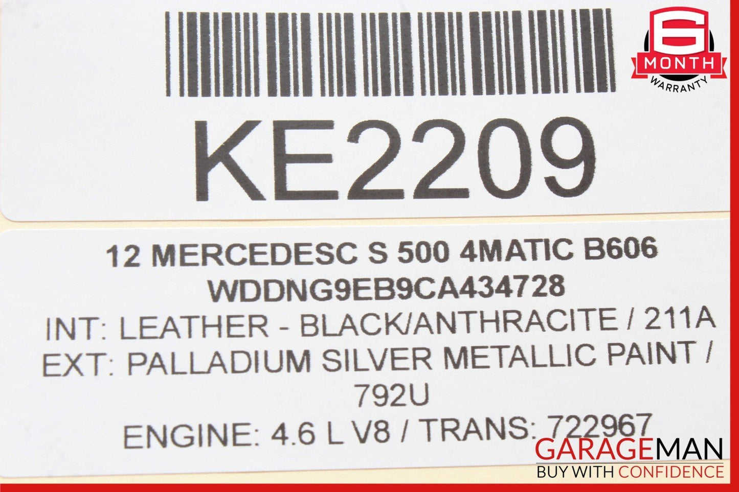 10-14 Mercedes W221 S550 S400 Left Driver Master Window Switch Control OEM