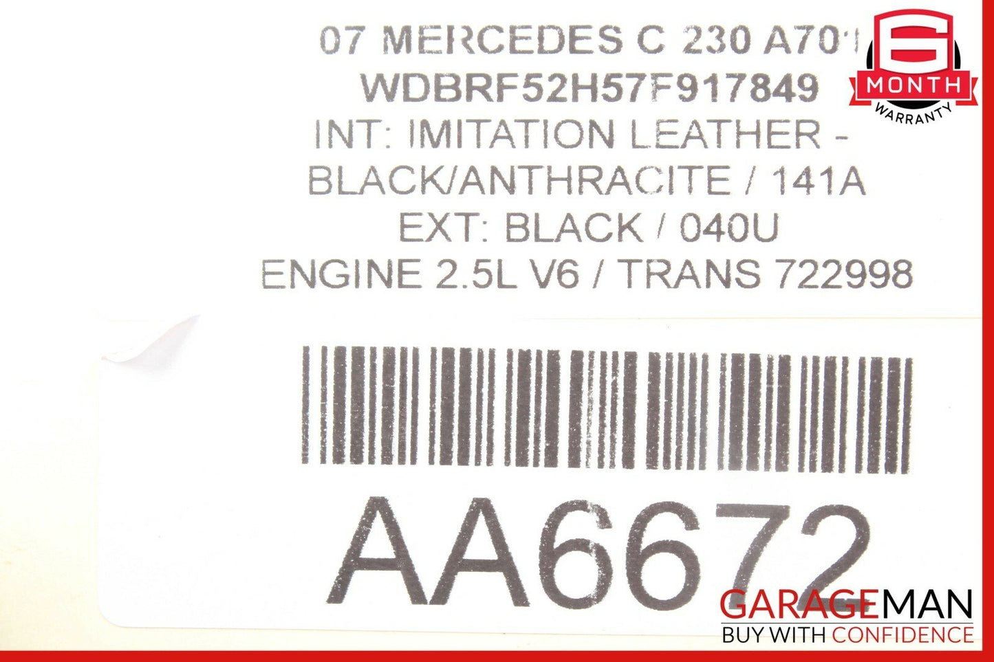 05-07 Mercedes W203 C230 Hazard Light Door Lock Switch Control Module Walnut