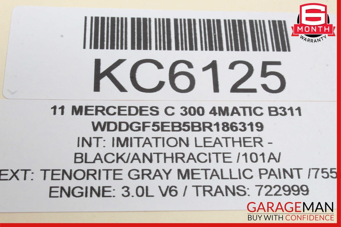 10-11 Mercedes W204 C300 4MATIC Front Right Side Mirror Door Rear View OEM