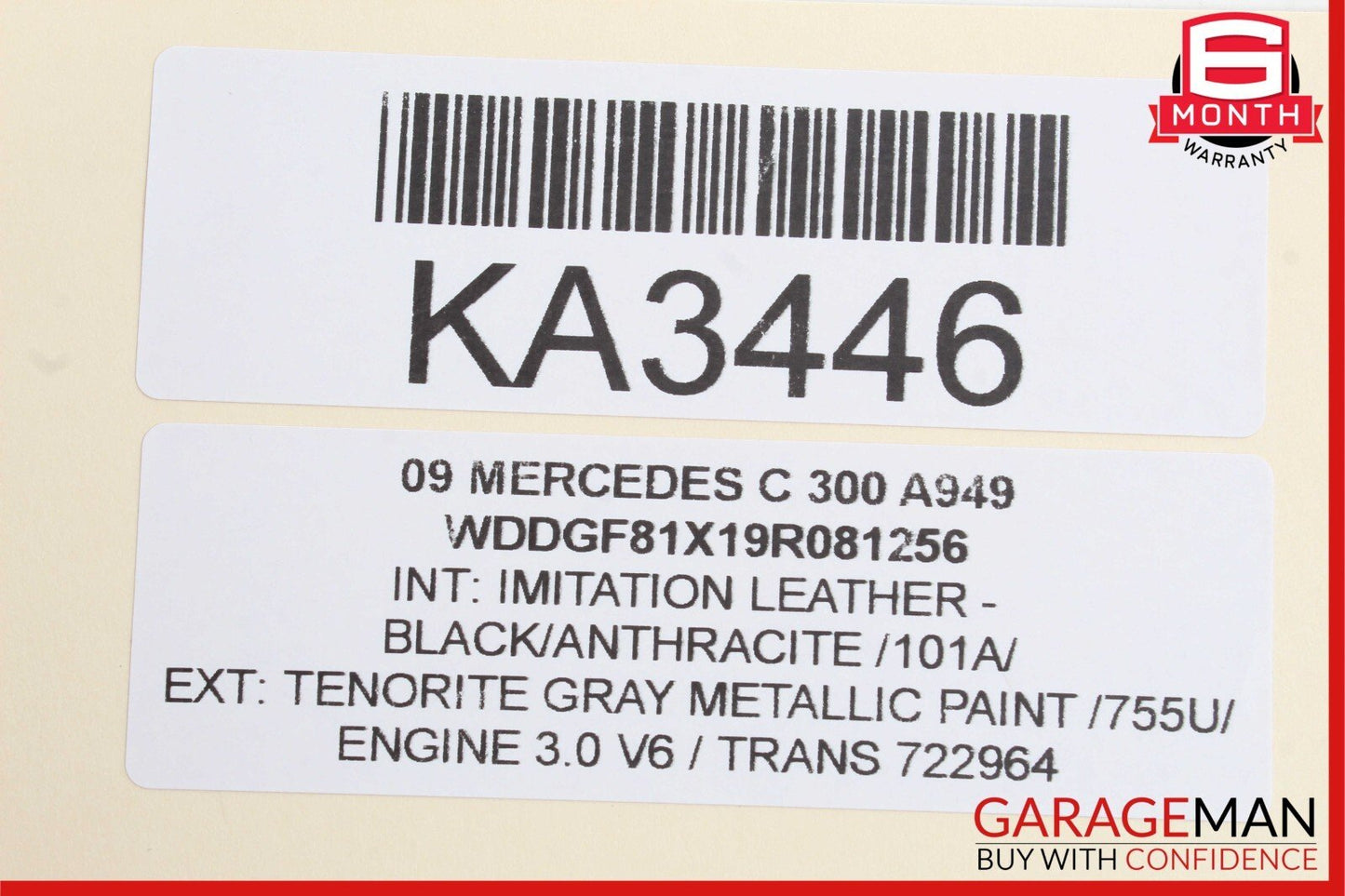 08-14 Mercedes W204 C250 C350 C63 Rear Left Side Door Lock Latch Actuator