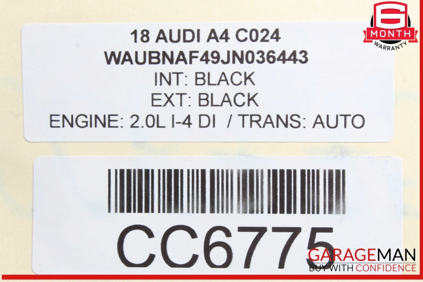 17-24 Audi A4 A5 S4 AWD Rear Stabilizer Anti Roll Sway Bar w/ Links OEM