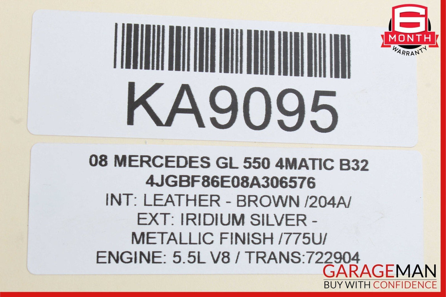 06-12 Mercedes X164 GL350 GL450 ML350 Front Right Side CV Drive Shaft Driveshaft