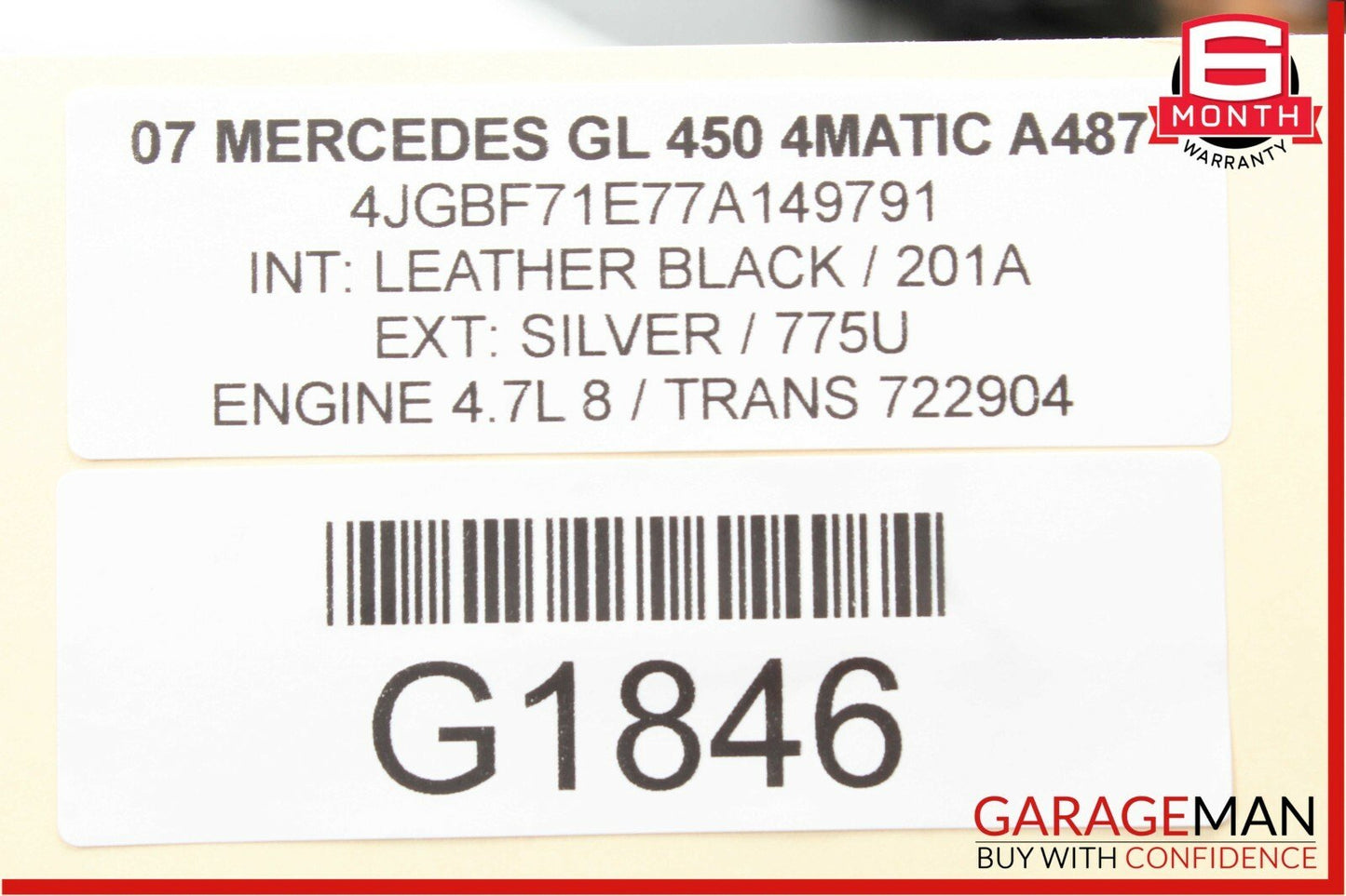 06-11 Mercedes X164 GL550 ML63 AMG Headlight Control Switch Module OEM
