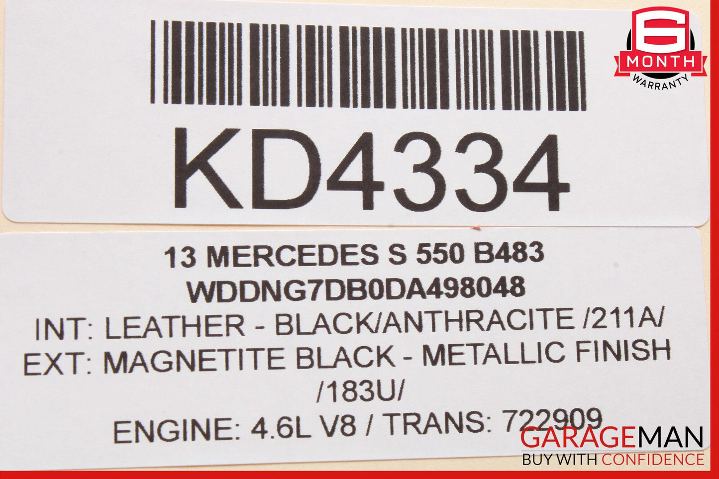 07-13 Mercedes W221 S550 S450 Rear Left or Right Window Control Switch OEM