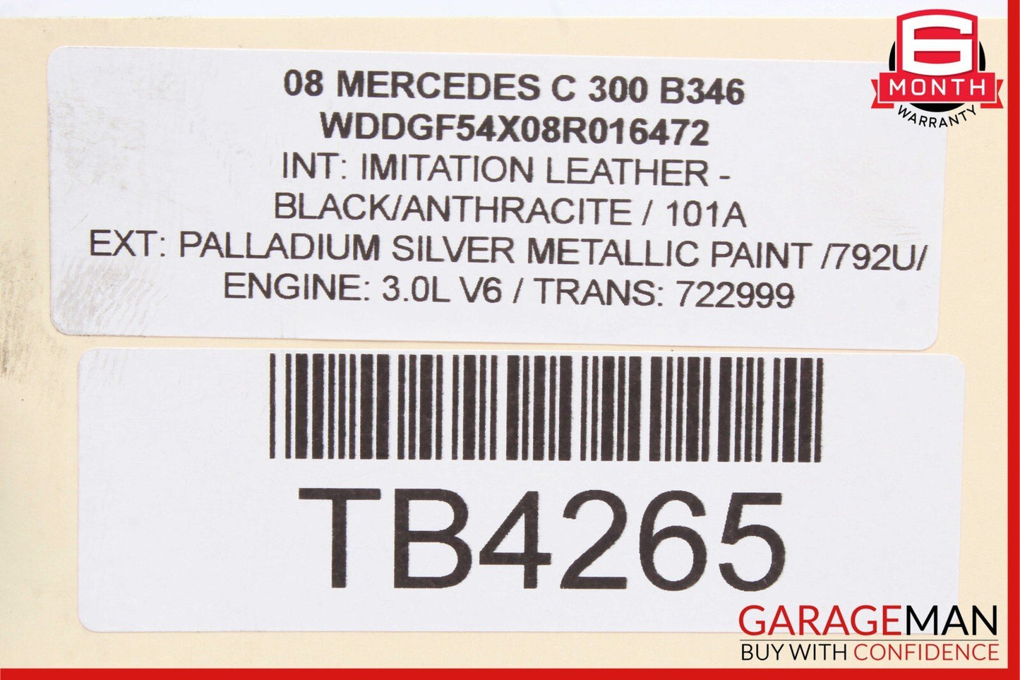 08-14 Mercedes W204 C300 C250 C350 Front Left Side Upper Control Arm OEM