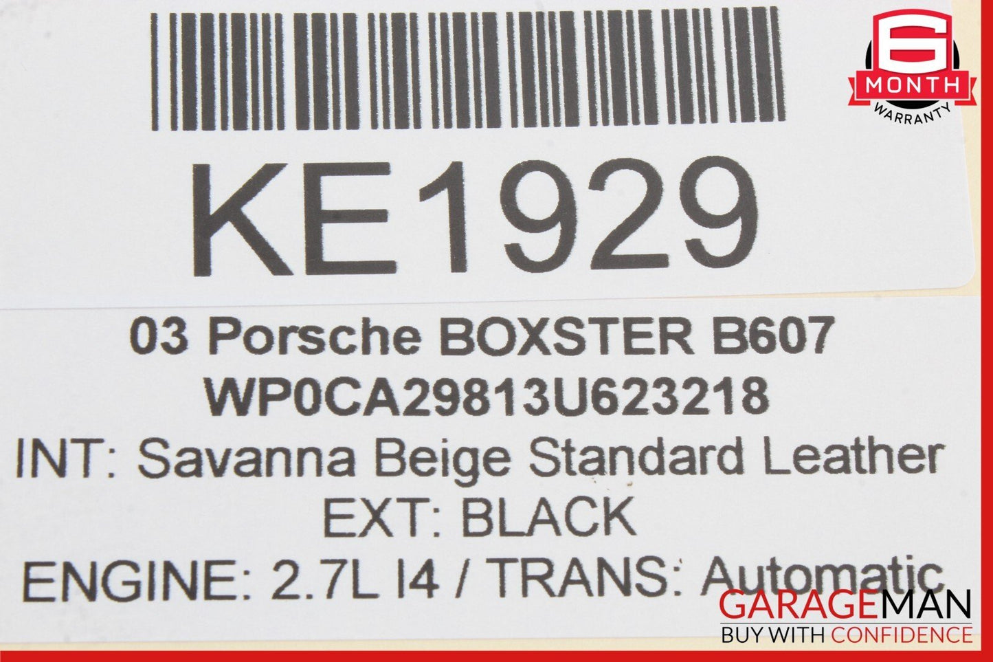00-04 Porsche Boxster 986 Gear Shifter Automatic Transmission Selector Assy OEM