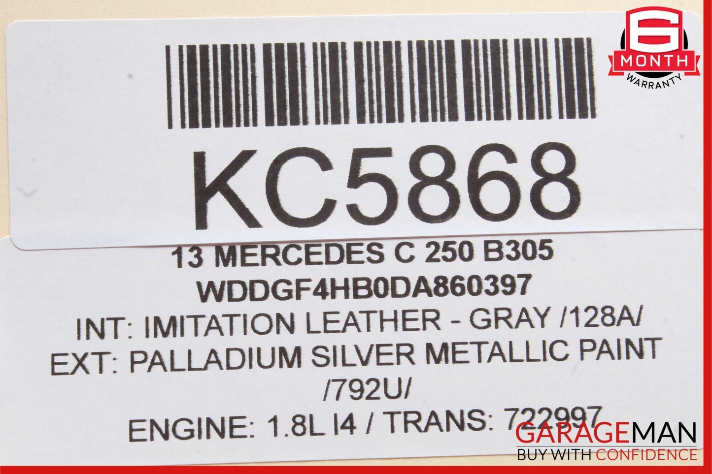 12-14 Mercedes W204 C250 C300 A/C Heater Climate Control Switch Assembly Grey