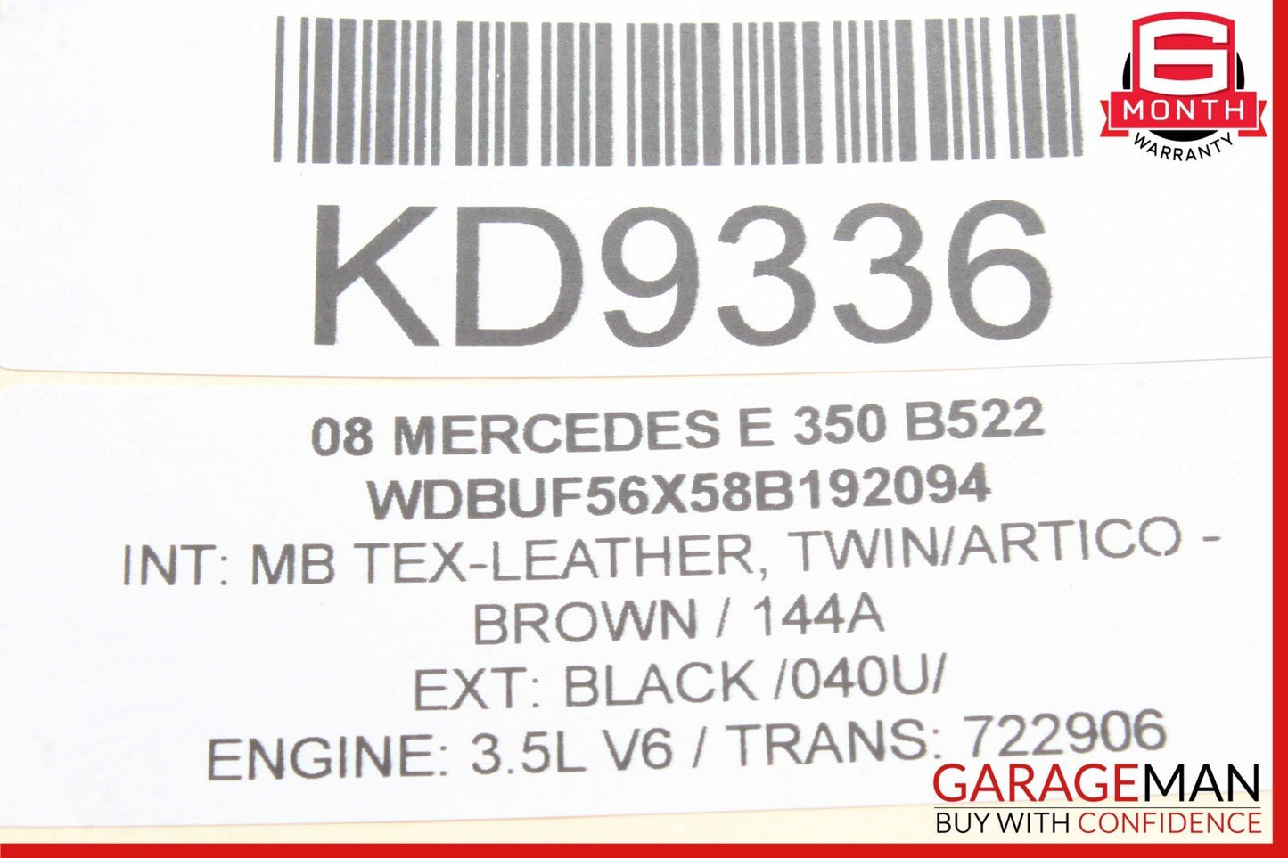 05-12 Mercedes W211 E350 SLK350 SL550 C300 Lower Oil Pan 2720100128 OEM