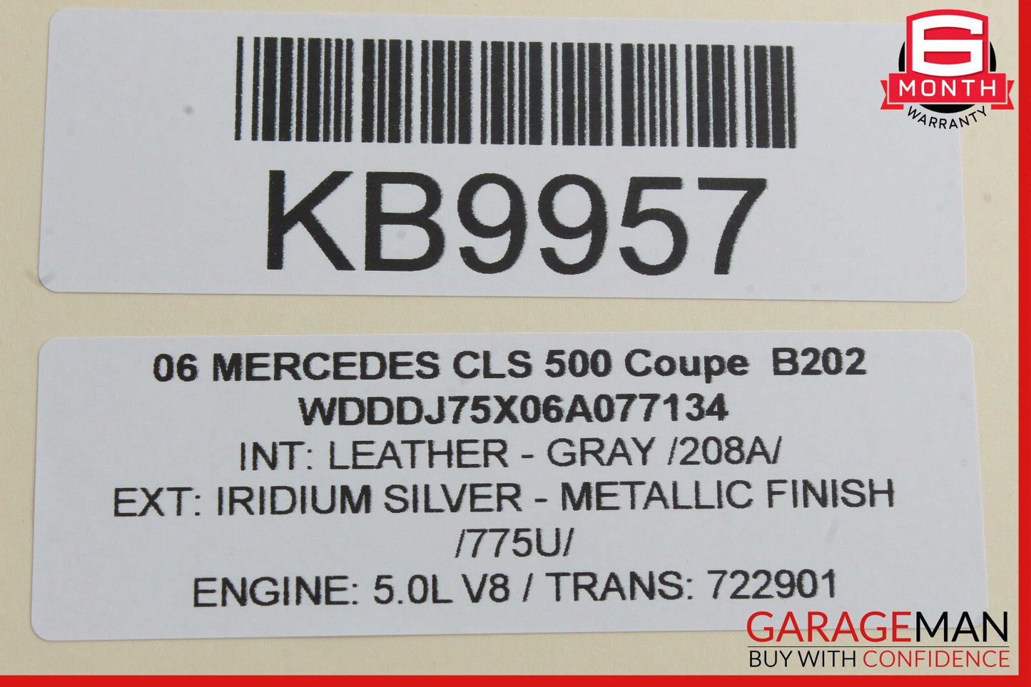 06-11 Mercedes W219 CLS500 Rear Left Door Lock Latch Actuator Keyless Go OEM