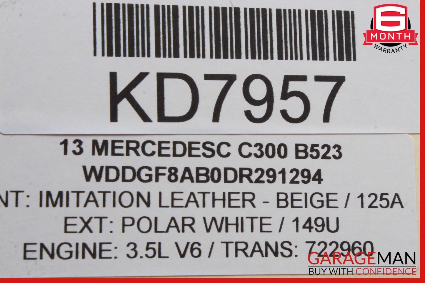 12-16 Mercedes W204 C300 E350 GLK350 ECU Engine Control Module Unit OEM