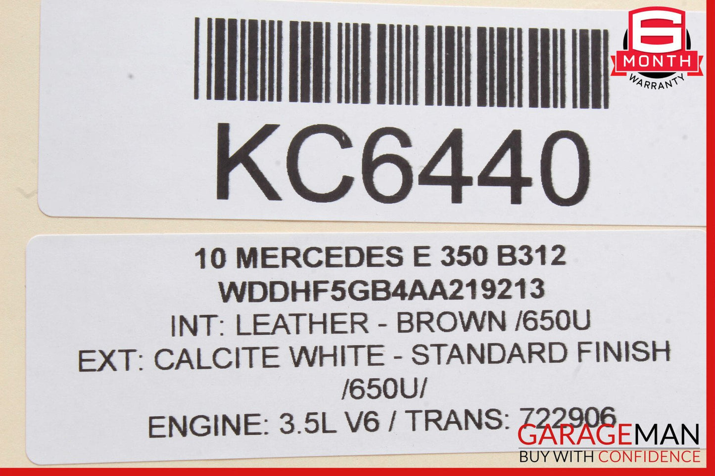 08-16 Mercedes W212 E350 GLK350 Rear Right Door Window Regulator Motor OEM