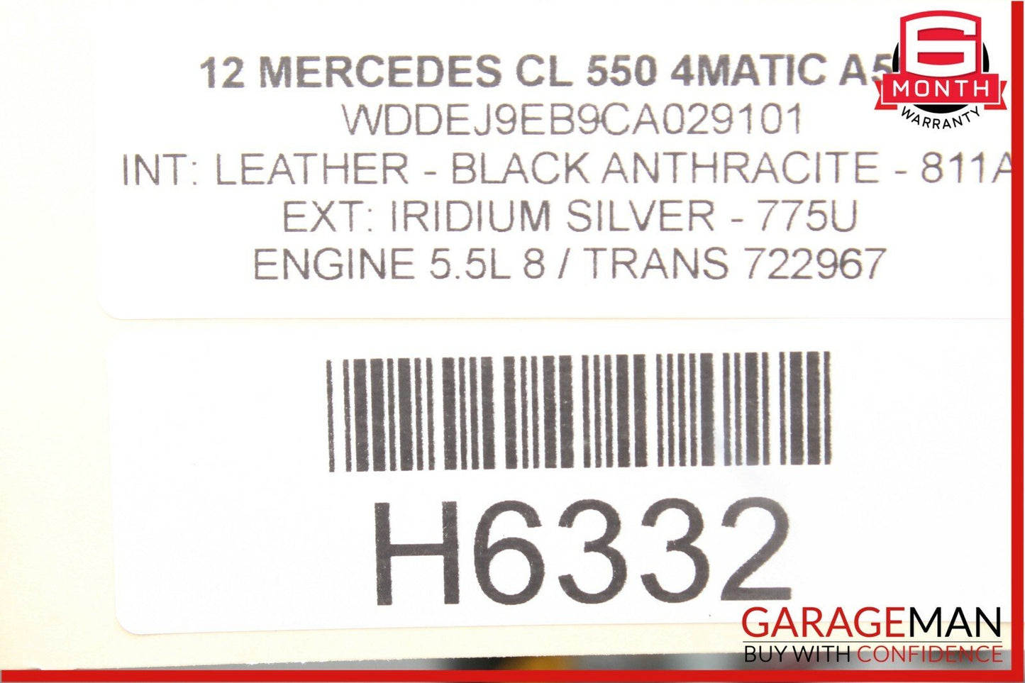 10-14 Mercedes W216 CL550 Roof Rear Rail Antenna Amplifier Amp Module Unit OEM