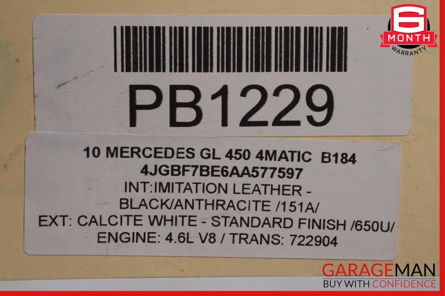 06-13 Mercedes R350 GL350 GL450 Tranny Trans Transmission Transfer Case Gear Box
