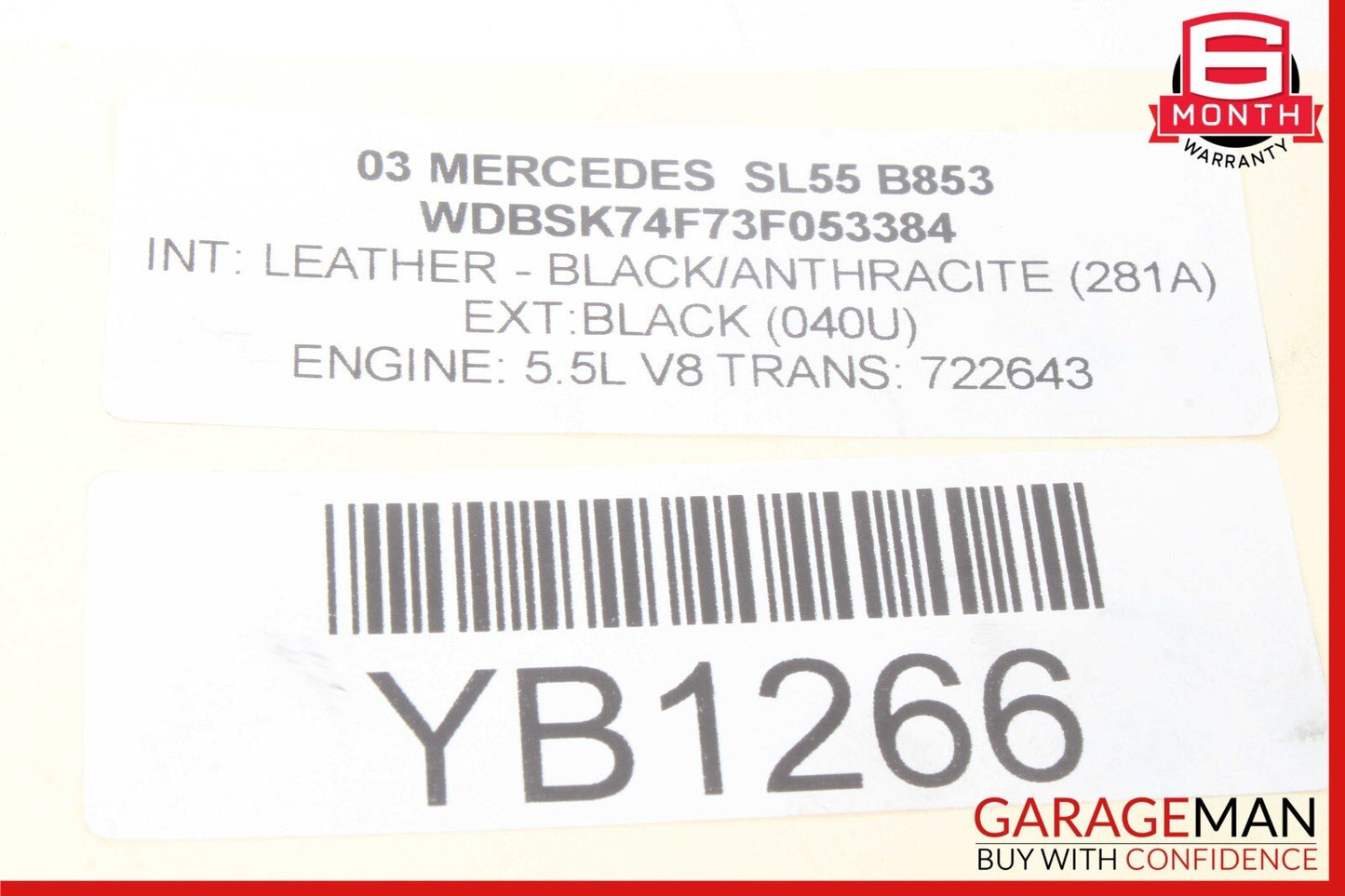 03-08 Mercedes R230 SL55 E55 CLS55 AMG Engine Motor Water Pump 1132010001 OEM