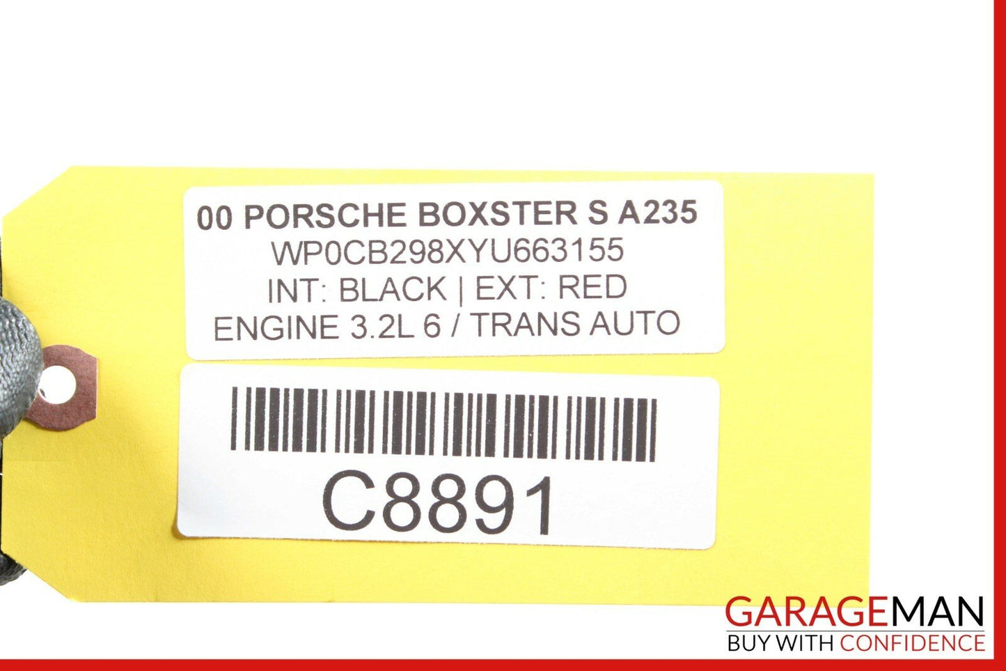 97-04 Porsche Boxster 986 Front Right Or Left Side Wheel Tire Rim 8.5Jx19 OEM