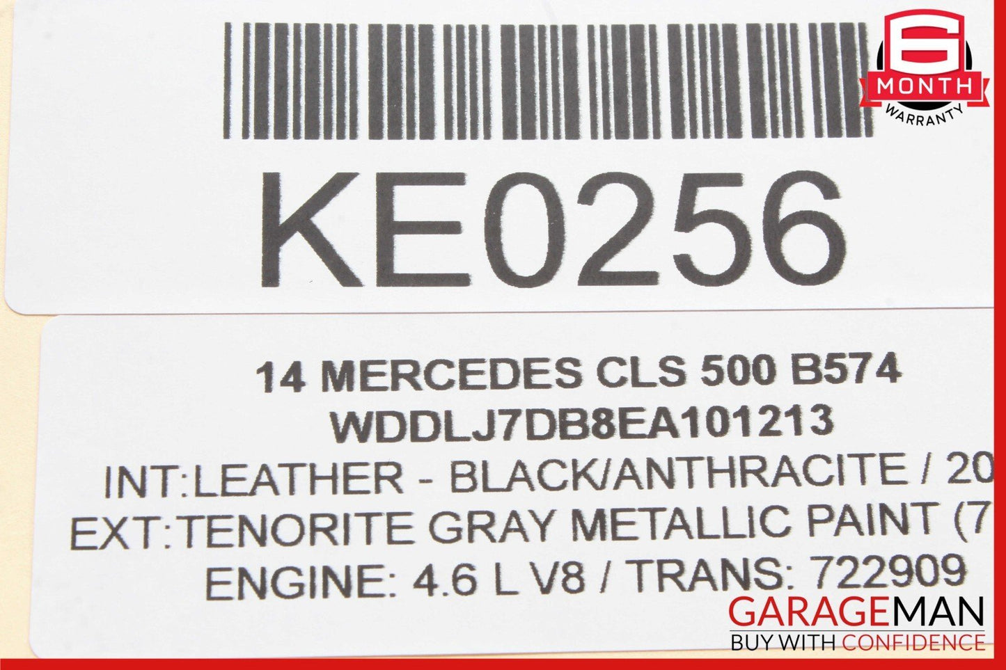 12-14 Mercedes W218 CLS500 Rear Right Side Keyless Go Exterior Door Handle OEM