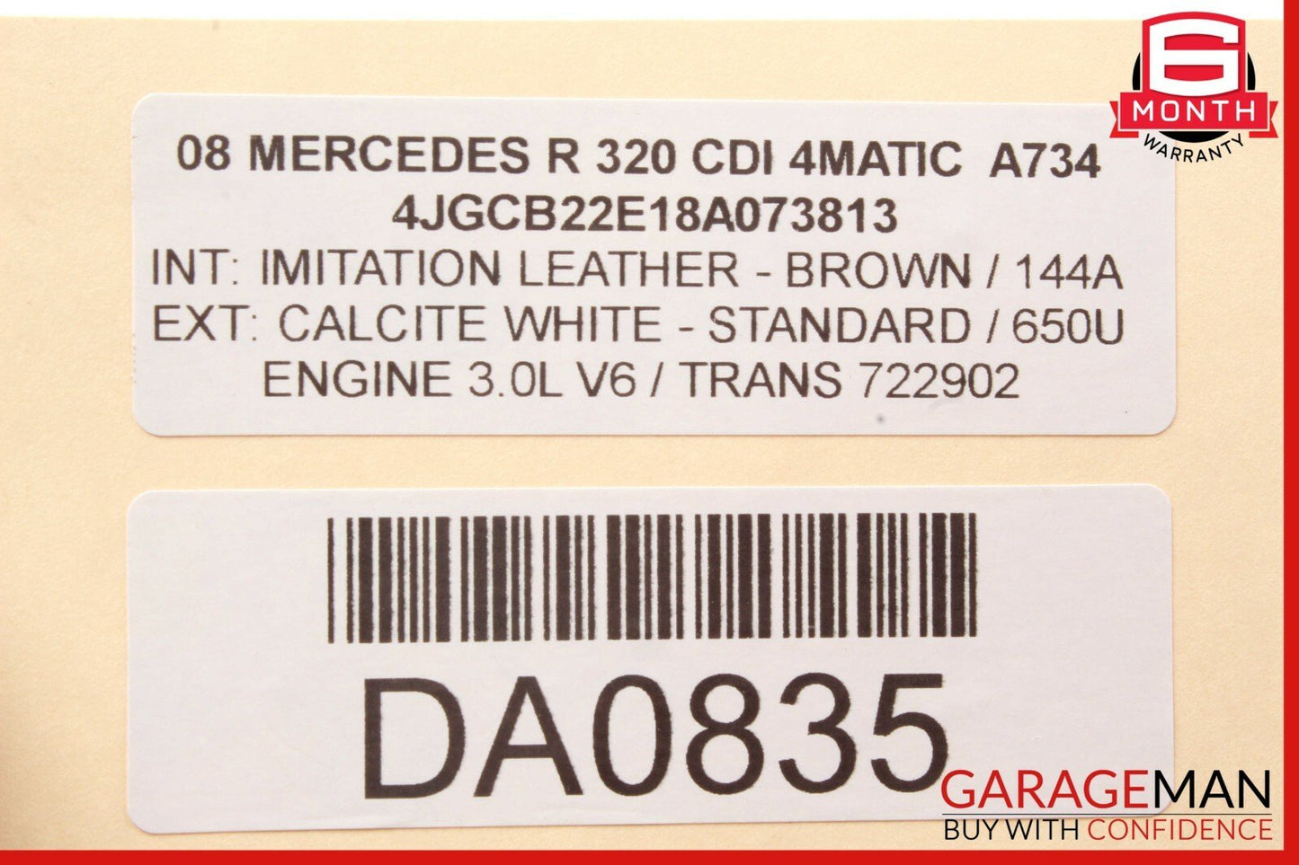06-08 Mercedes W251 R320 Trunk Lid Hydraulic Pump Motor Cylinder Assembly