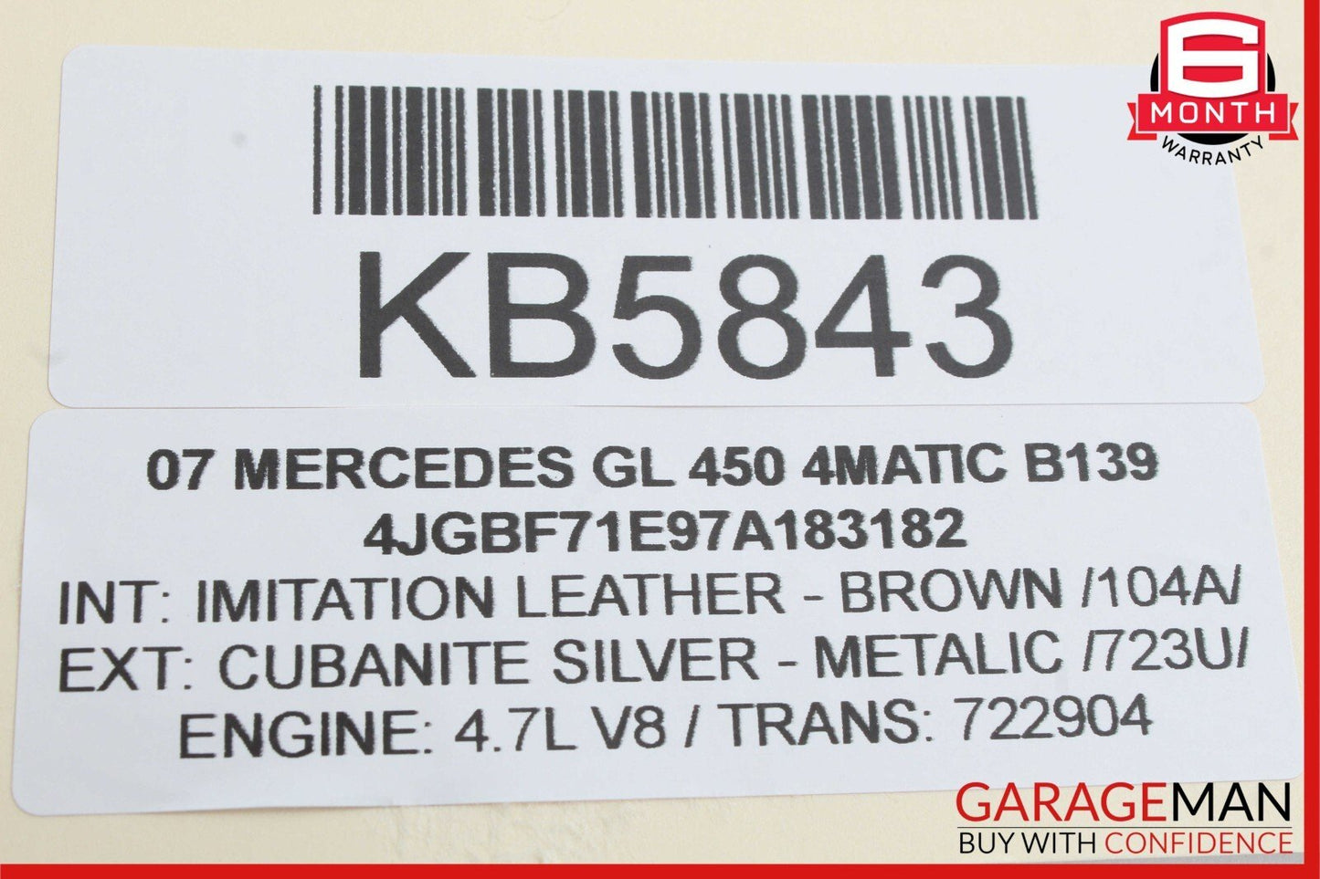 06-09 Mercedes X164 GL450 4MATIC Communication Control Module Unit OEM