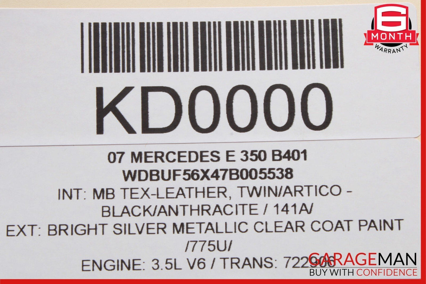 03-09 Mercedes W211 E350 E500 E550 Door Control Module Rear Right Side OEM