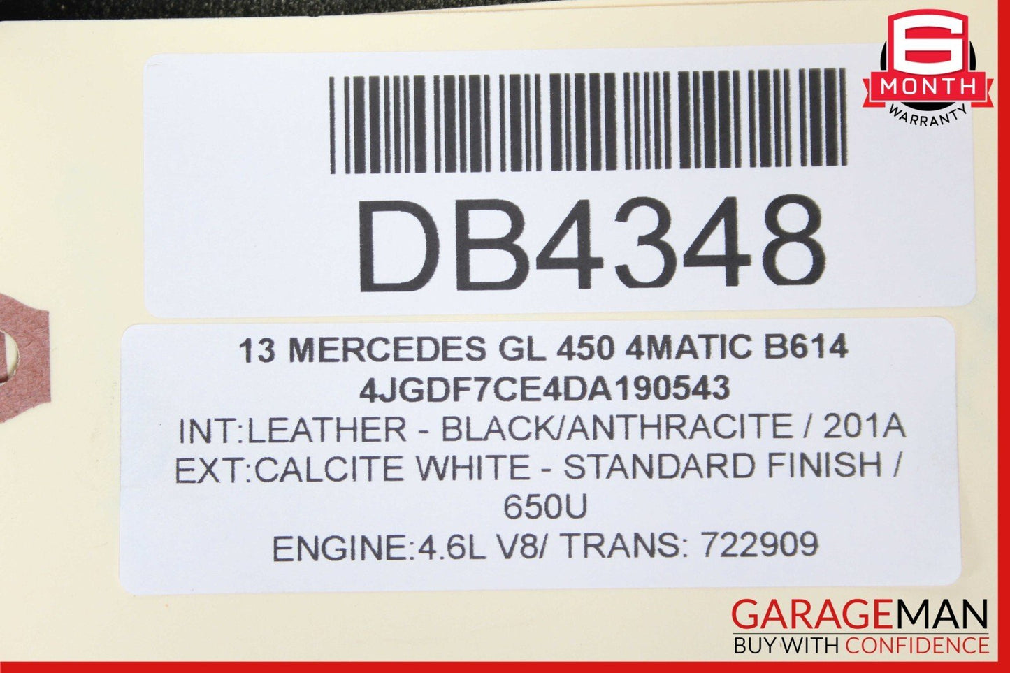 12-16 Mercedes X166 GL450 ML550 722.9 7G Automatic Transmission 722.909 OEM 138k