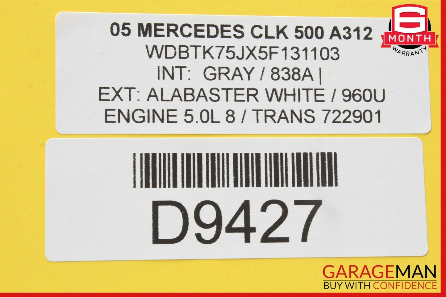 03-06 Mercedes W209 CLK500 Voice Communication Control Module OEM