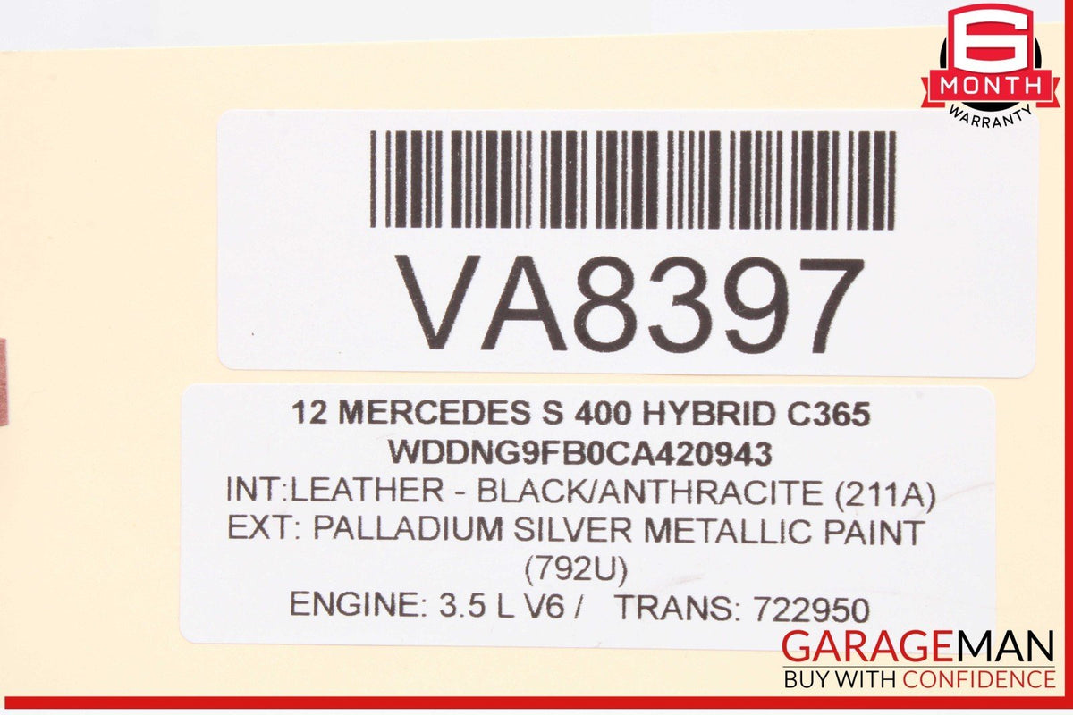 2007-2013 Mercedes-Benz S400 W221 Under Seat Control Module 2218707493 Genuine