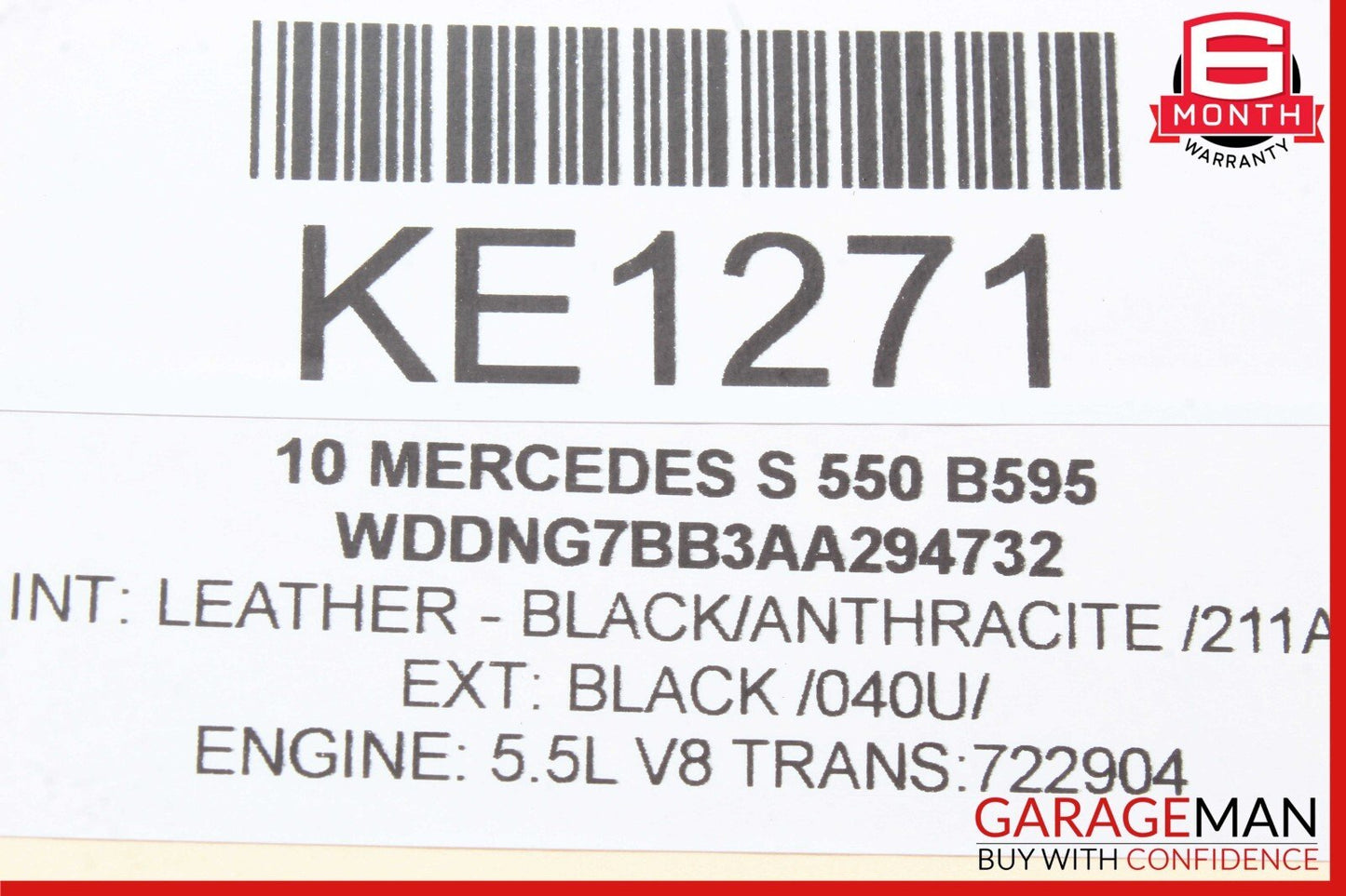 07-13 Mercedes W221 S550 S400 S350 Front Left Door Control Module 2219000801 OEM