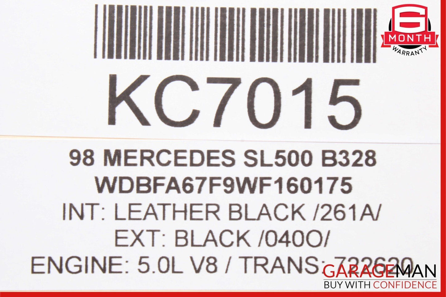 90-02 Mercedes R129 SL500 Front Right Side Seat Adjust Control Switch Module OEM