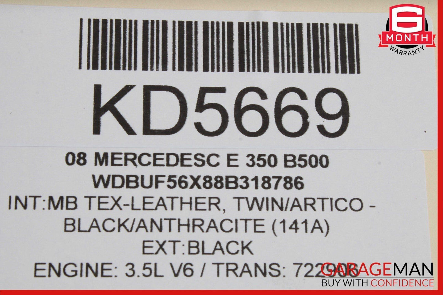 03-09 Mercedes W211 E350 E500 Rear Right Door Lock Actuator Side Keyless Go OEM