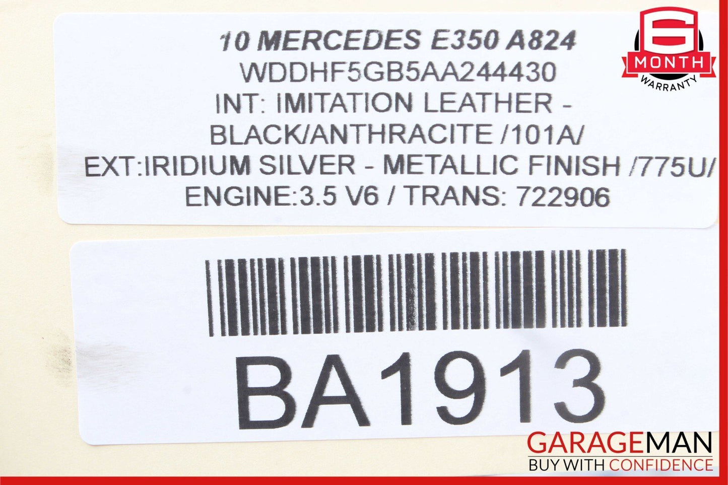 10-13 Mercedes W212 E350 E550 Front or Rear Right Exterior Door Handle Silver