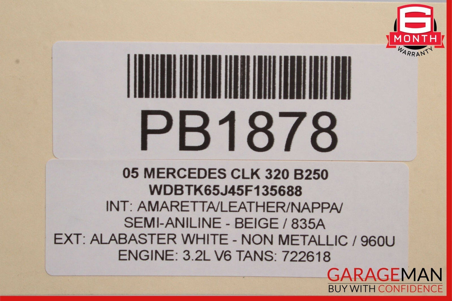 03-08 Mercedes W203 C230 CLK500 Engine Water Cooling Radiator AC Condenser Assy