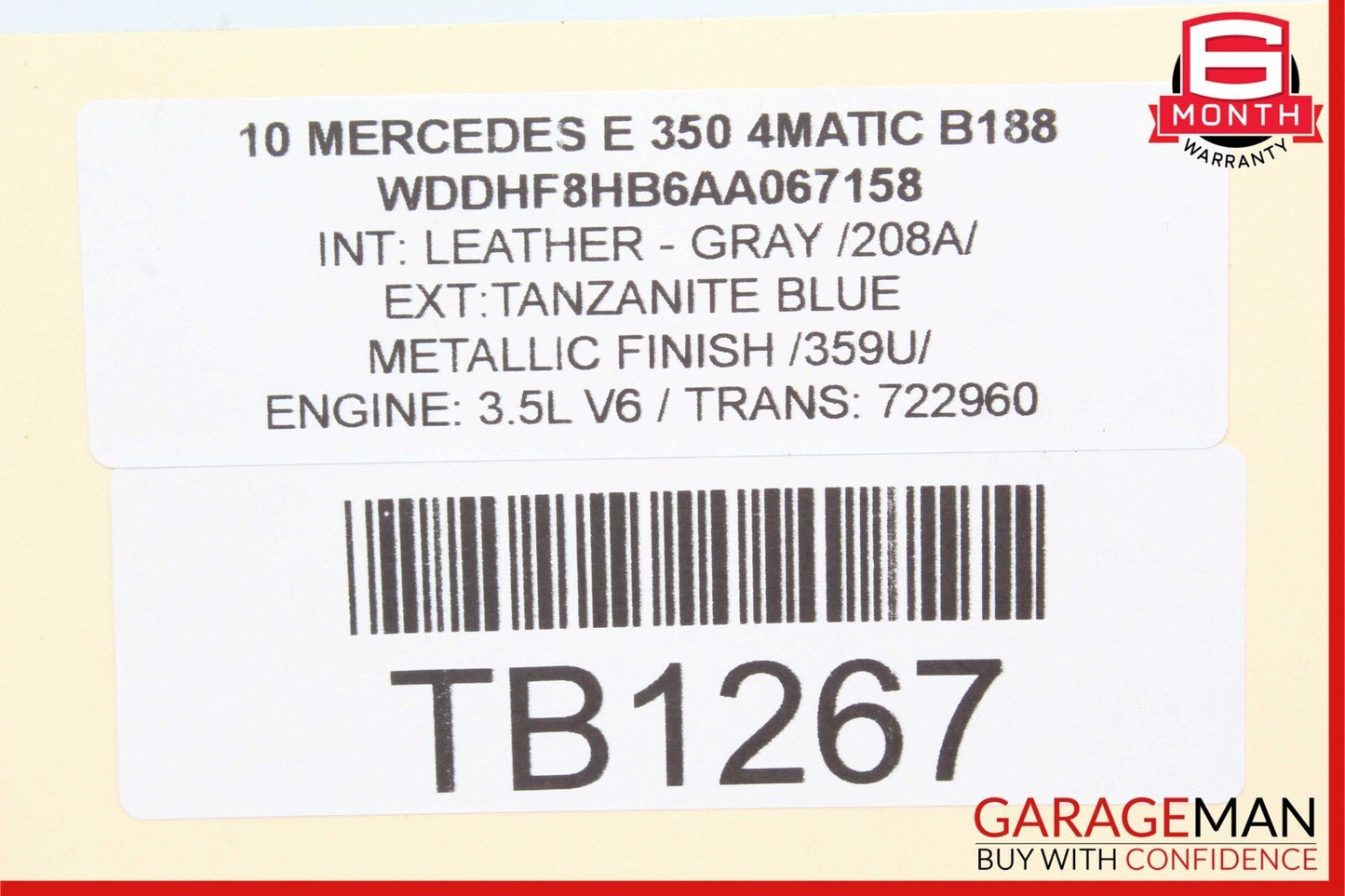 10-18 Mercedes W212 E350 CLS550 Sport Rear Left & Right Exhaust Muffler Tip Set