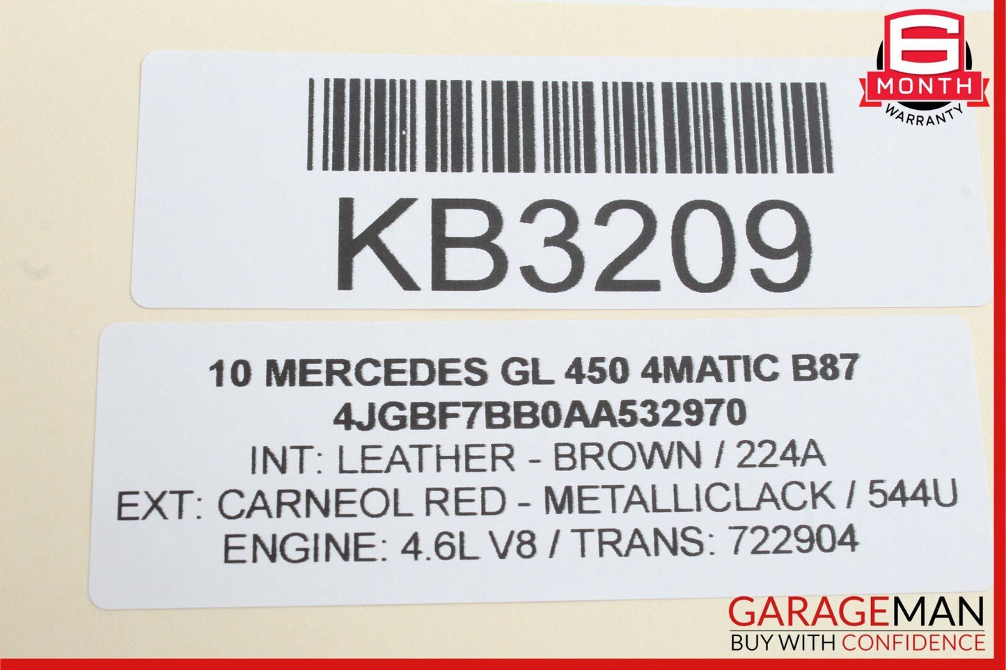 06-13 Mercedes X164 GL450 ML350 Front Left Driver Side Exterior Door Handle OEM