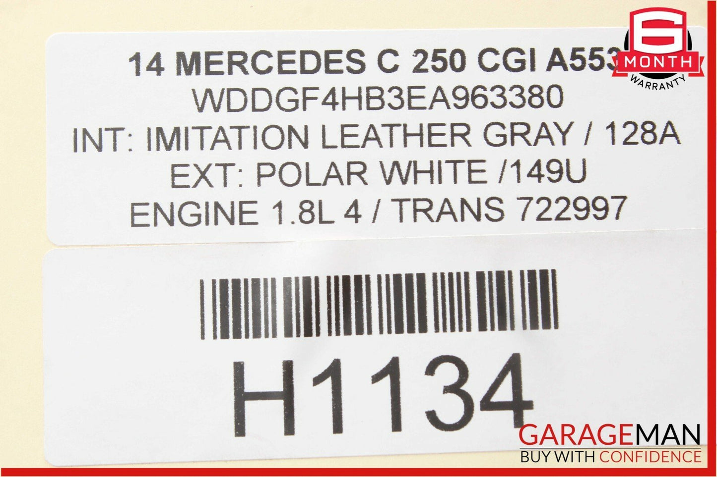 08-14 Mercedes W204 C250 C350 Rear Left / Right Upper Suspension Control Arm