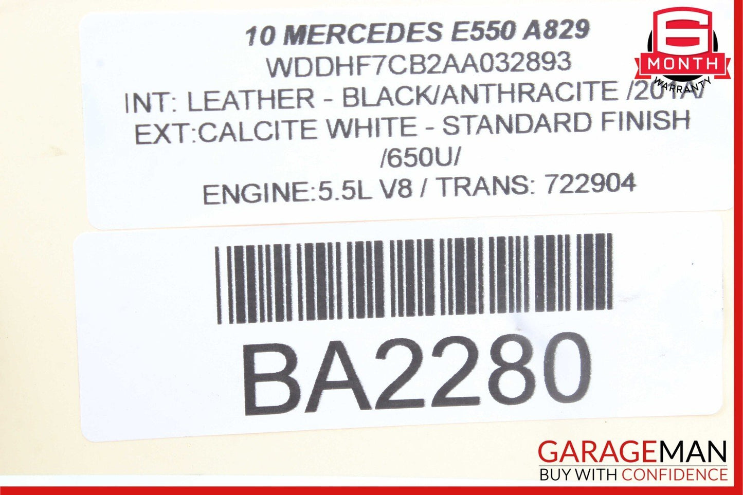 10-16 Mercedes W212 E350 E550 Rear Left Driver Side Suspension Control Arm OEM