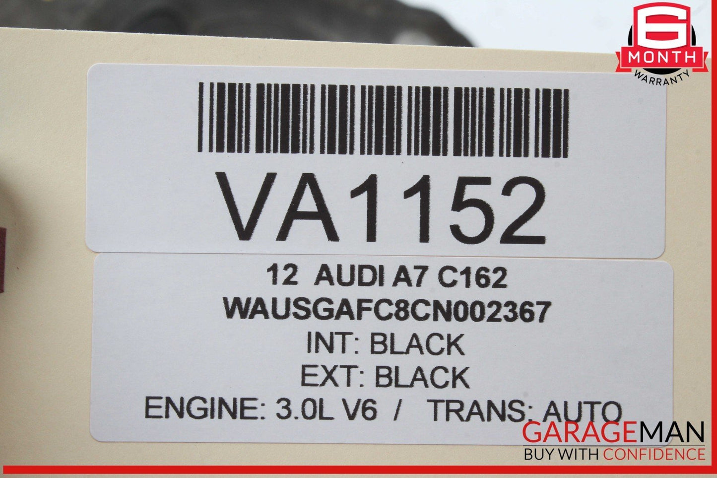 2012-2018 Audi A7 Rear Right Passenger Side Lower Control Arm 8R0505312F