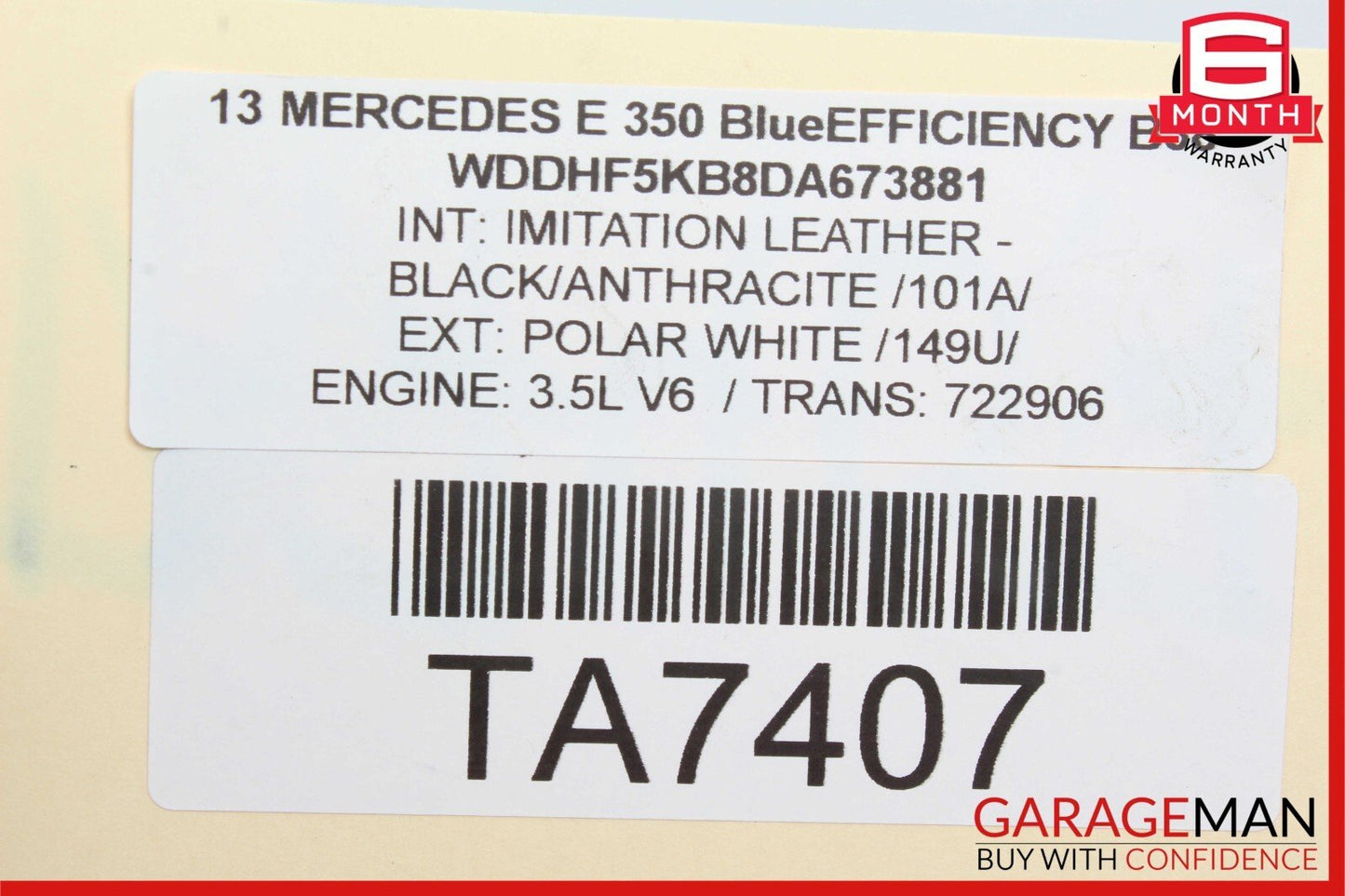 10-16 Mercedes E350 E63 Rear Right / Left Side Suspension Lower Control Arm