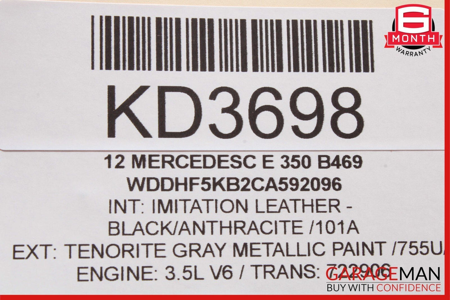 08-16 Mercedes GLK350 C250 E350 Rear Right Door Window Regulator Motor Unit