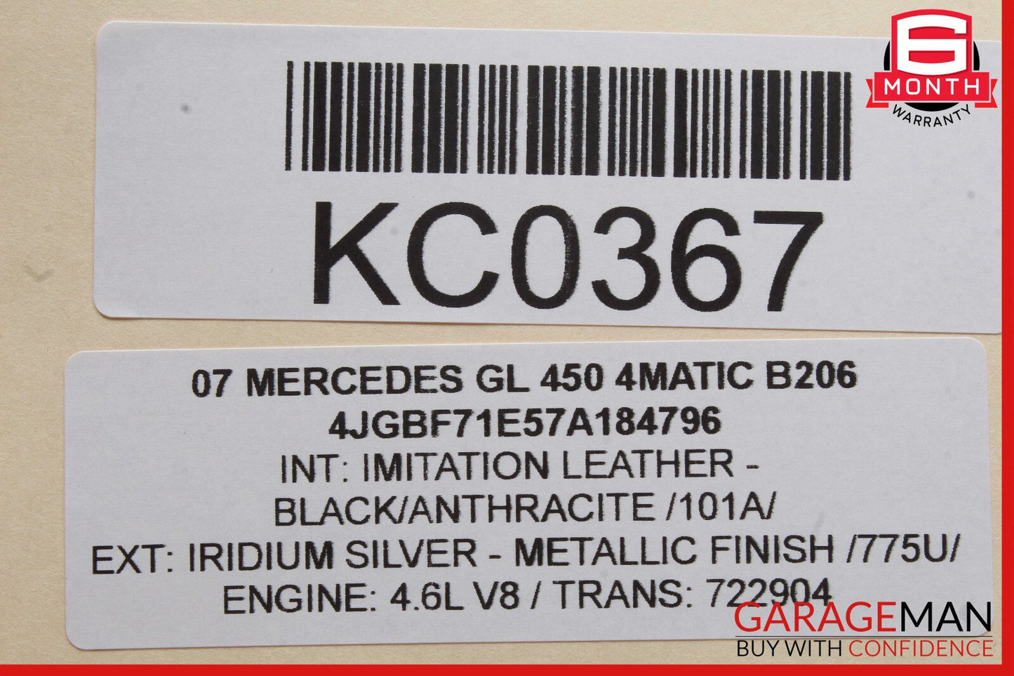 06-13 Mercedes X164 GL450 ML350 Window Regulator Motor Front Left Driver OEM