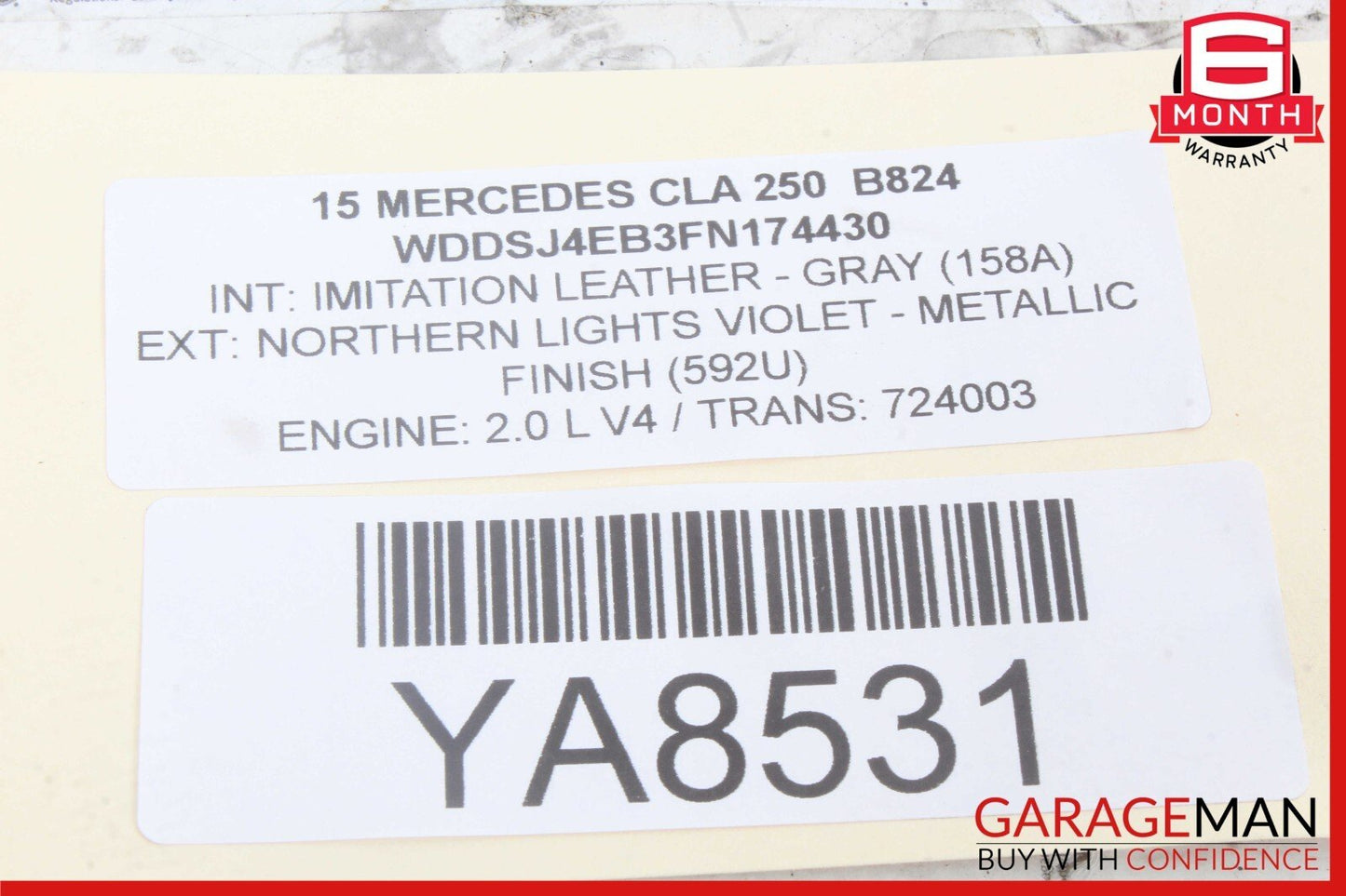 15-20 Mercedes W117 CLA250 Dash Navigation Display Screen Monitor Unit OEM