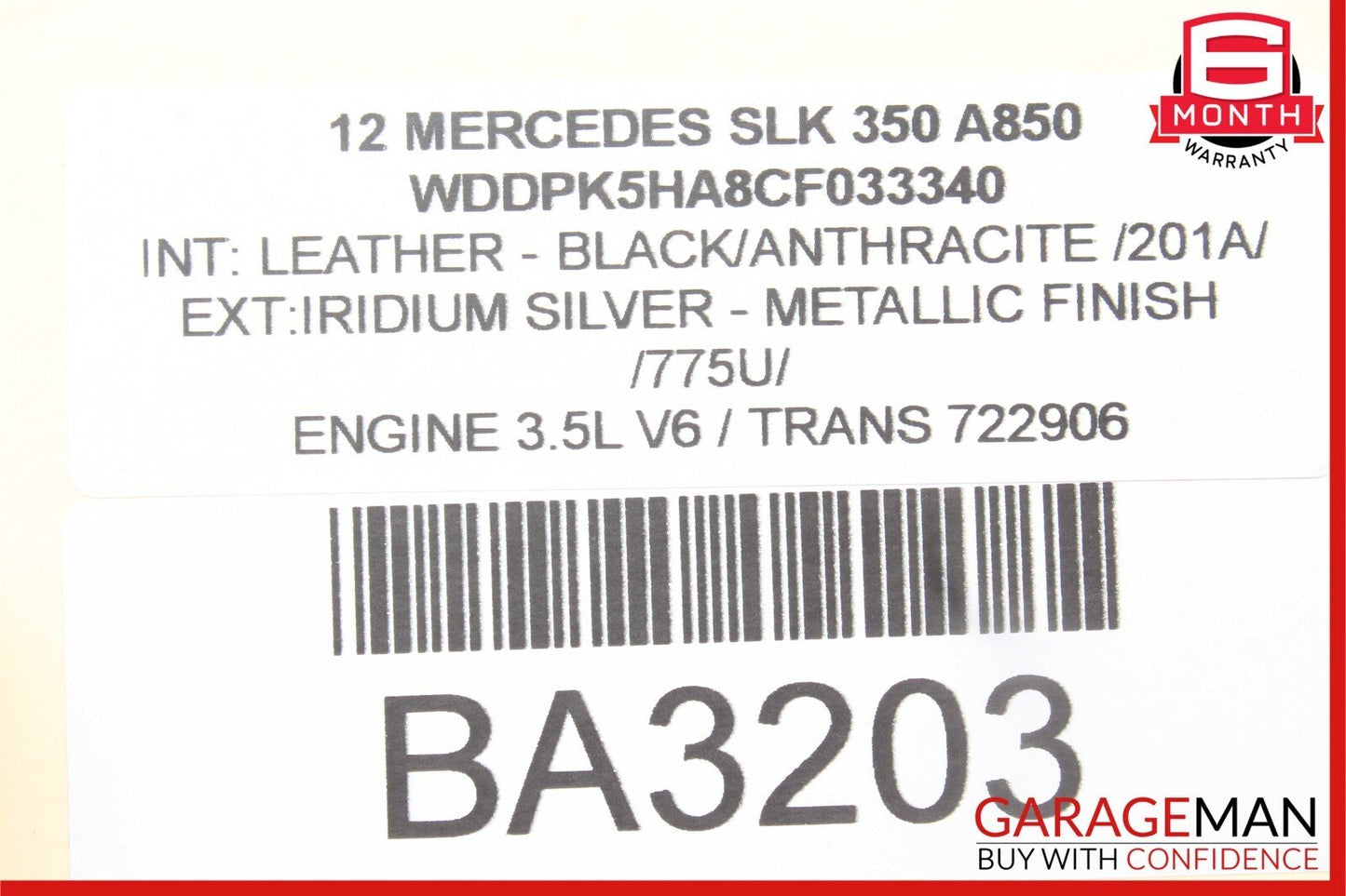 2012 Mercedes R172 SLK350 SLK250 Front Left Driver Side Door Control Module OEM