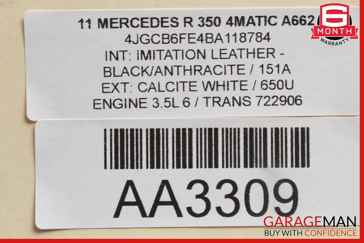 10-13 Mercedes W251 R350 Front Right Side Bumper Fog Light Lamp OEM