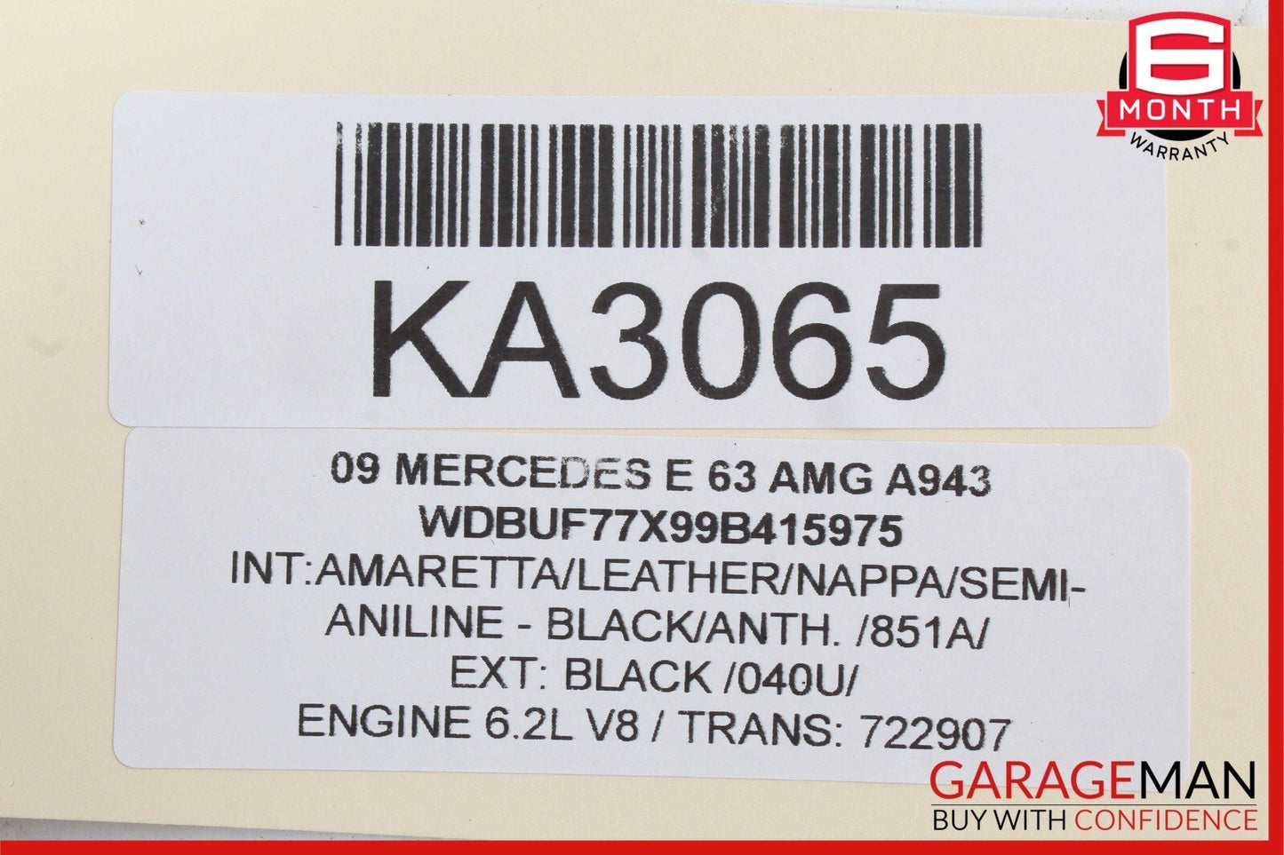 03-09 Mercedes W211 E350 E550 E63 AMG Front Right Door Lock Actuator Keyless Go