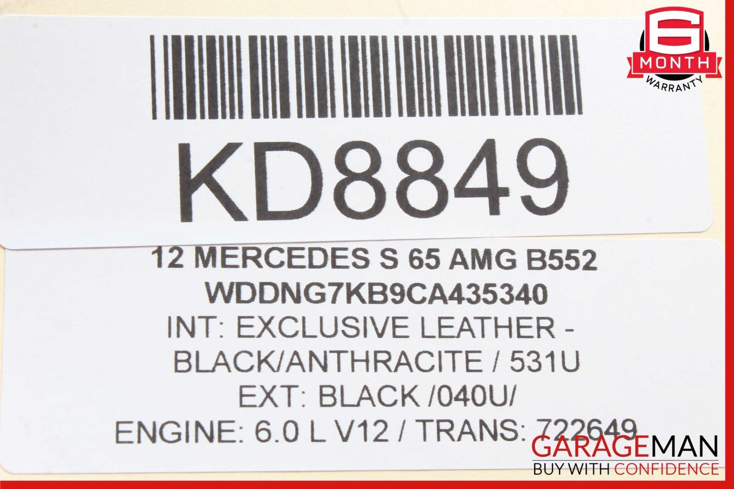 10-14 Mercedes W221 S65 S63 CL63 AMG Rear Sam Fuse Box Relay Module Control OEM
