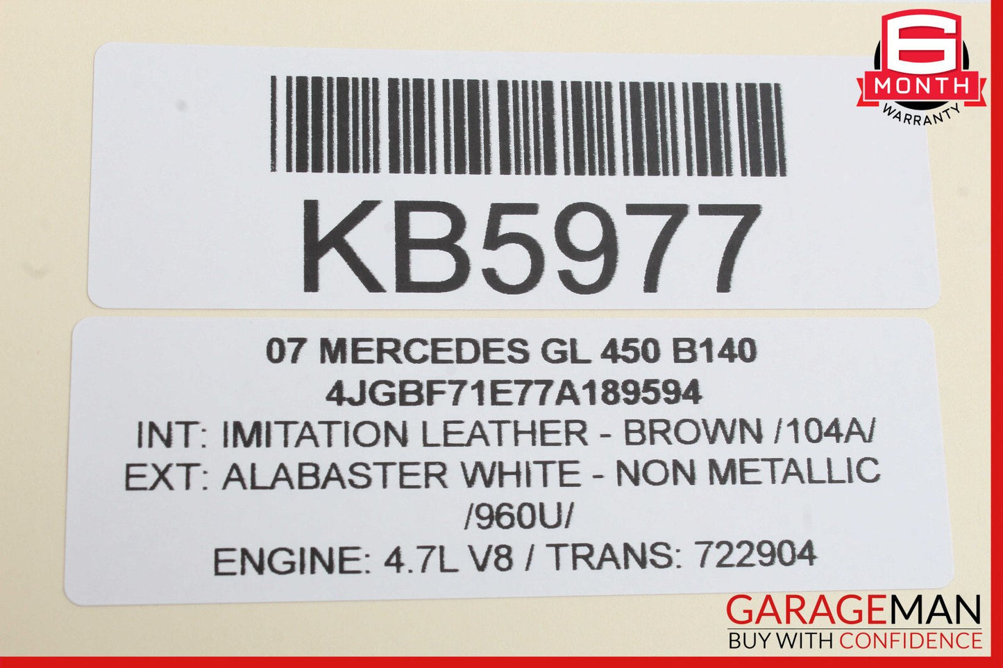 06-13 Mercedes X164 GL450 ML320 Audio Sound Speaker Rear Right & Left Side OEM