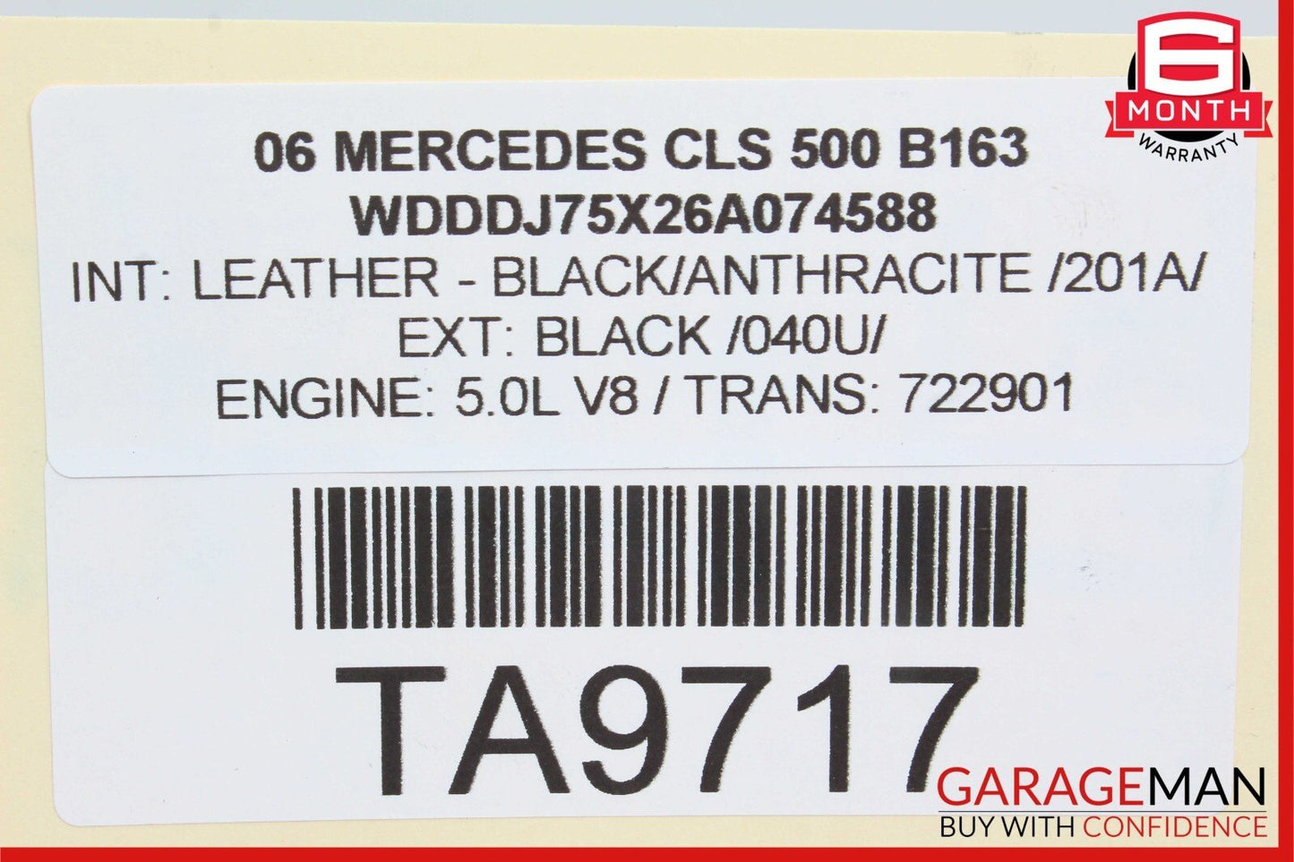 03-11 Mercedes W219 CLS500 AMG Front Left Driver Side Lower Control Arm RWD