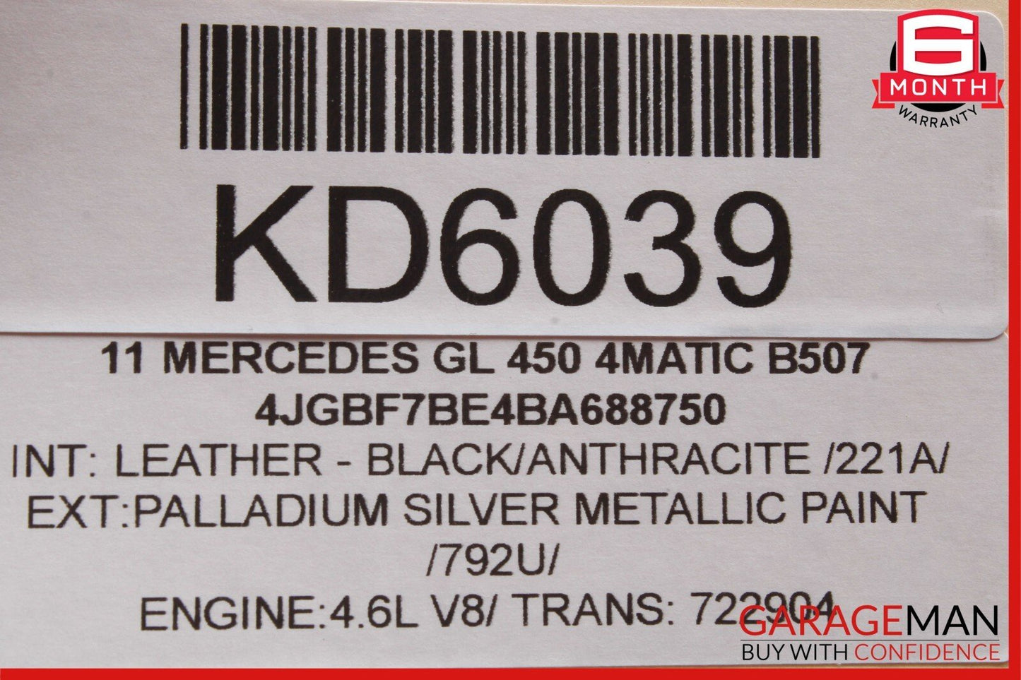 06-13 Mercedes X164 GL450 ML550 Front Right Passenger Door Control Module OEM
