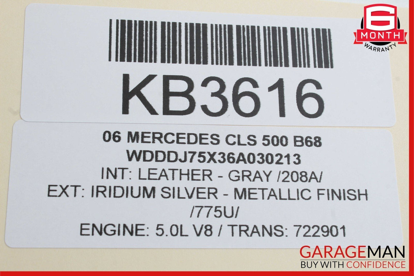06-11 Mercedes W219 CLS500 CLS55 AMG Front Left Driver Door Control Module OEM