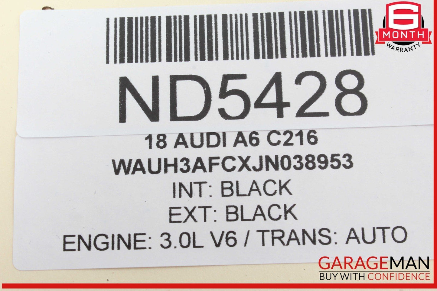 16-18 Audi A6 A7 Engine Computer ECU ECM Control Module Unit 4G2907551C OEM