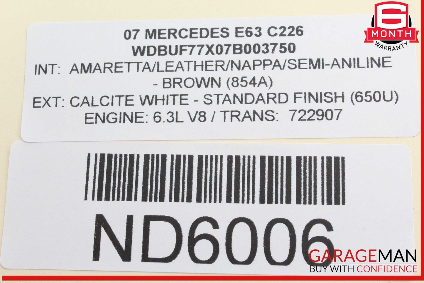 03-11 Mercedes W211 E63 AMG Rear Door Keyless Go Control Module Unit OEM